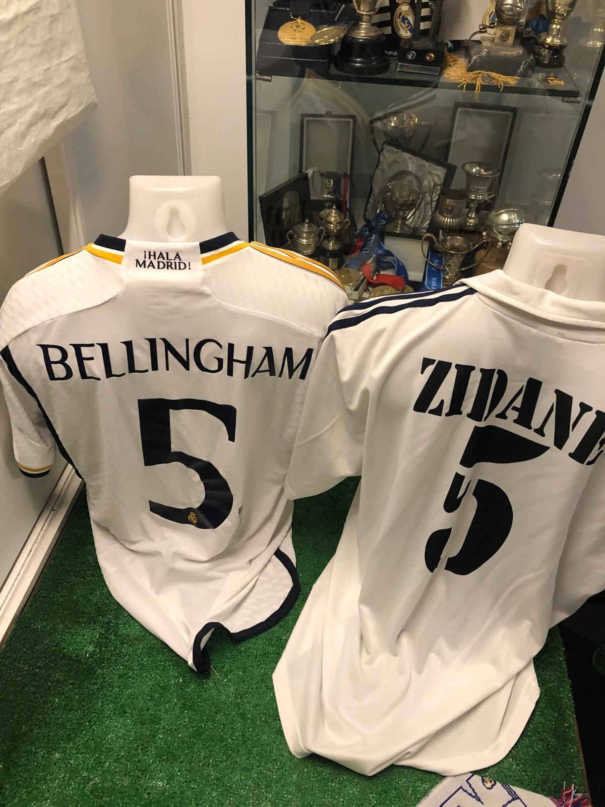 Dorsal 5 Bellingham y Zidane