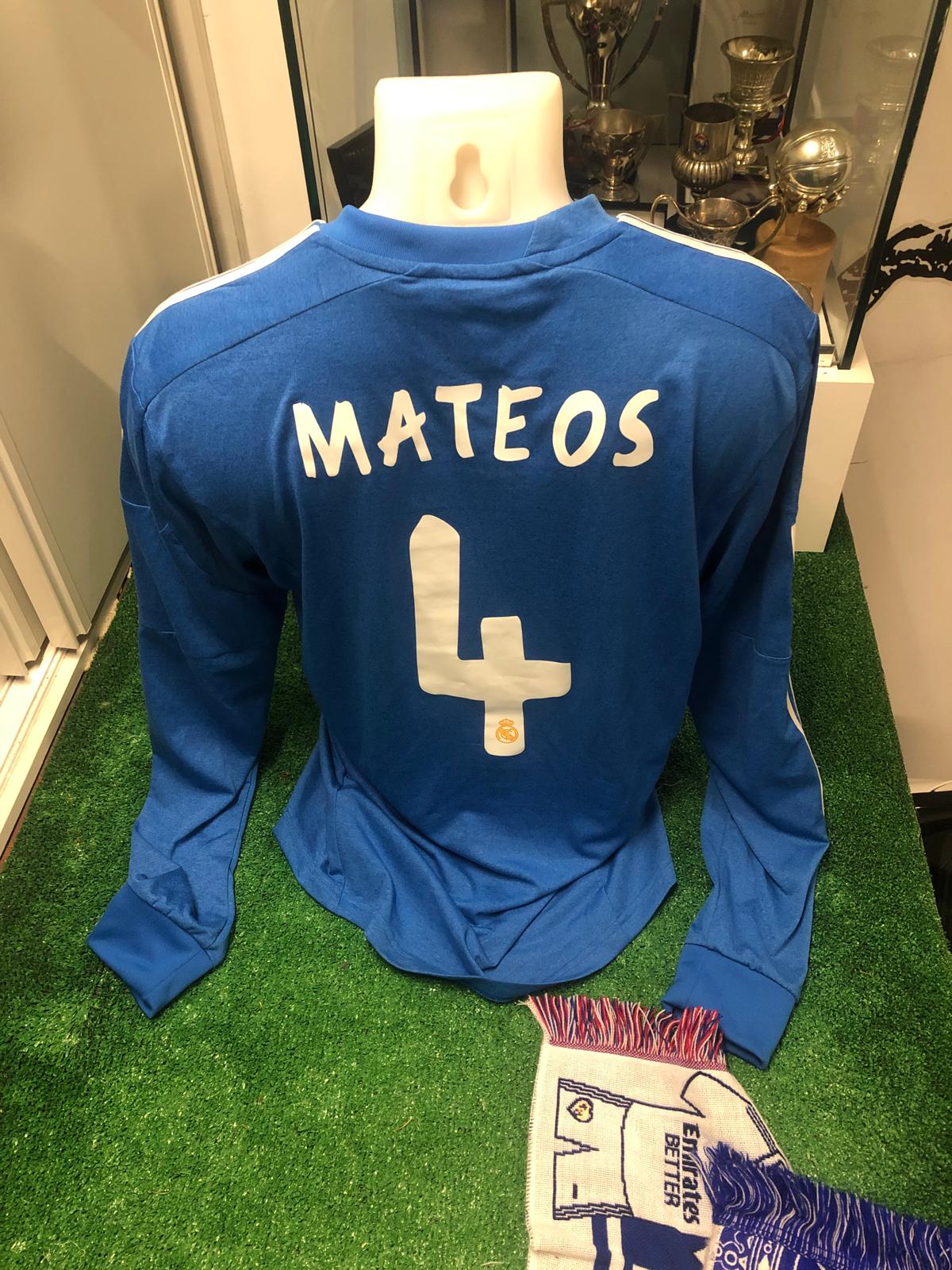 Camiseta azul Mateos dorsal 4 2