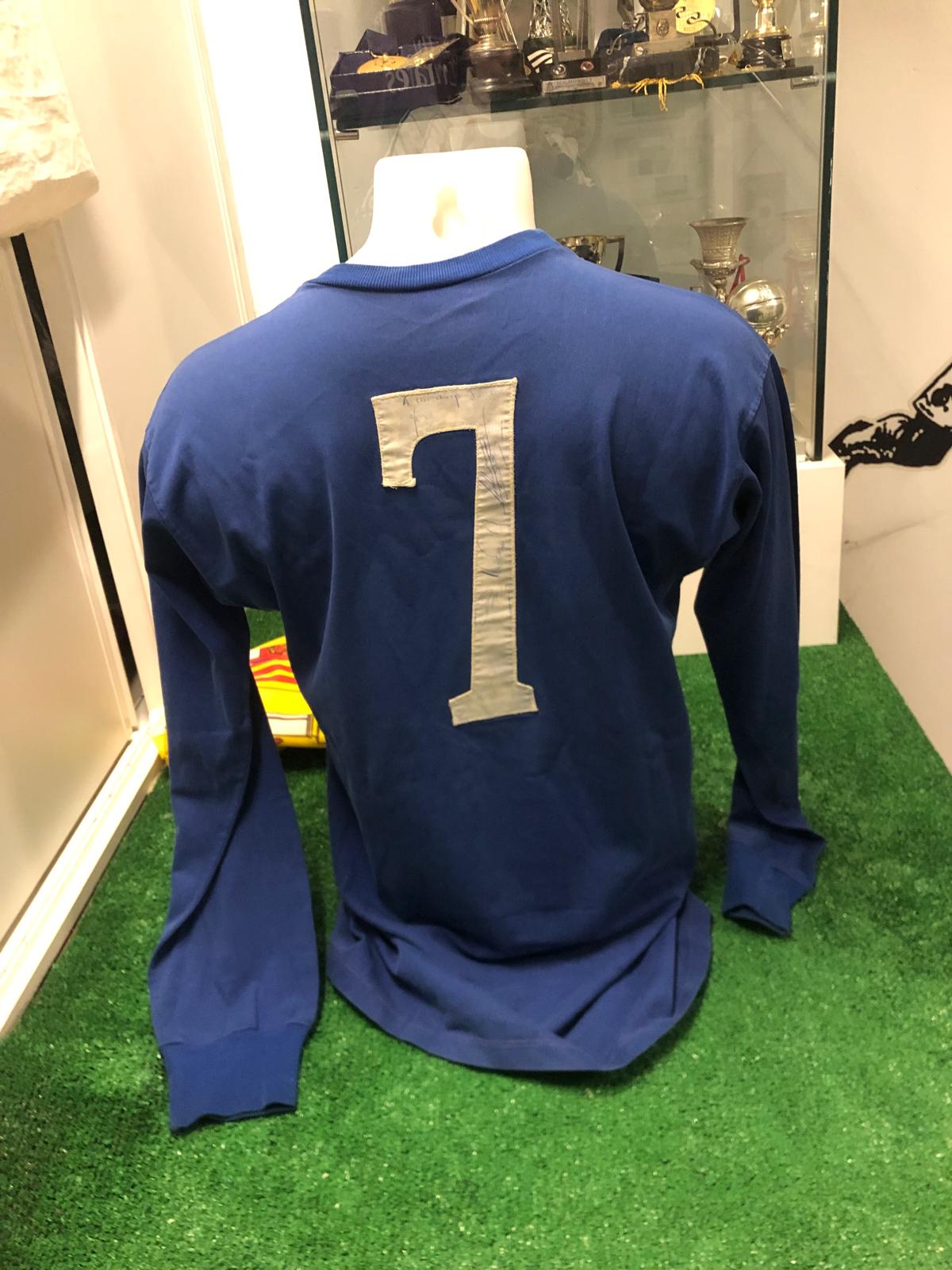 Camiseta azul vintage dorsal 7 2