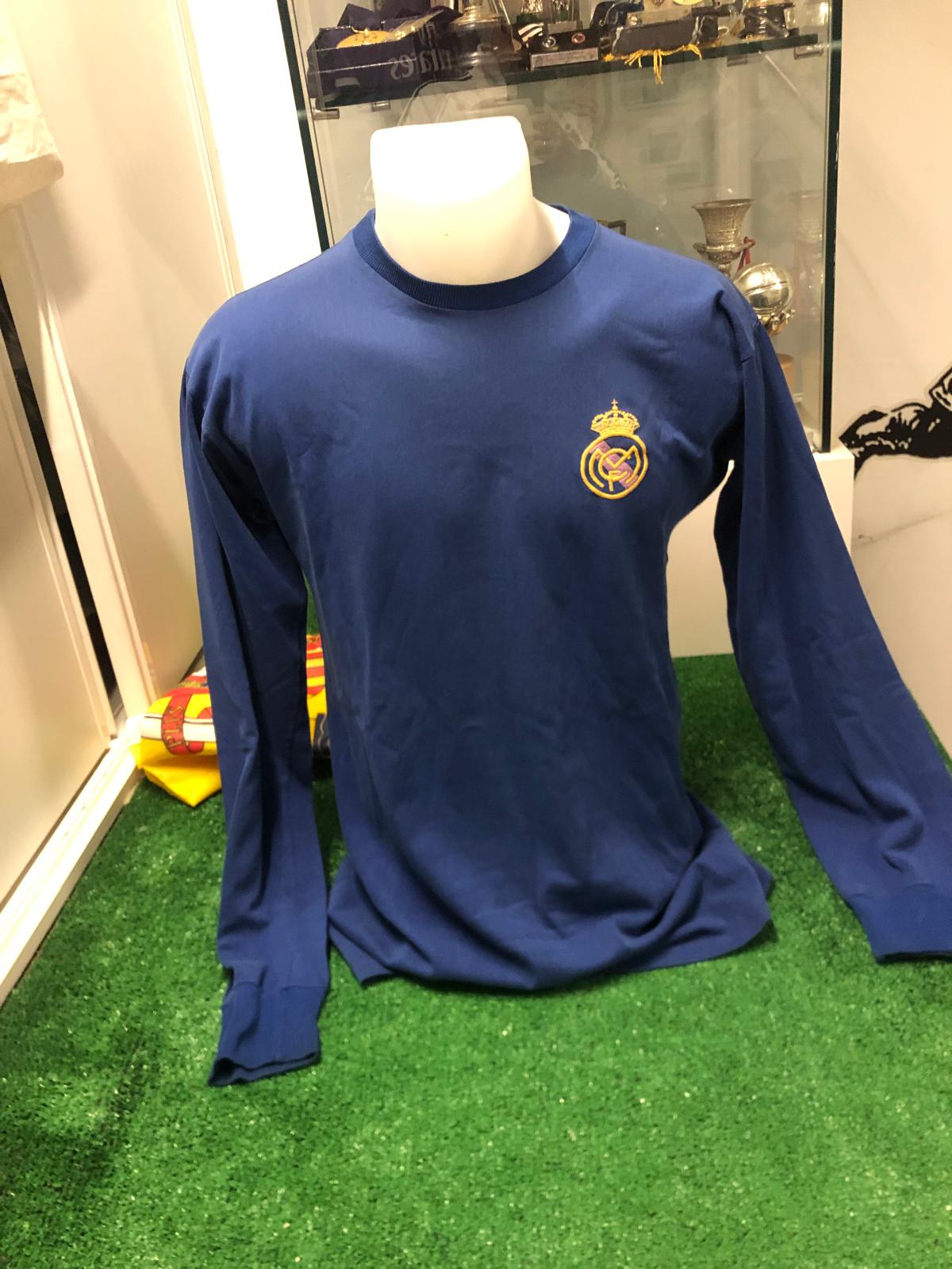 Camiseta azul vintage dorsal 7